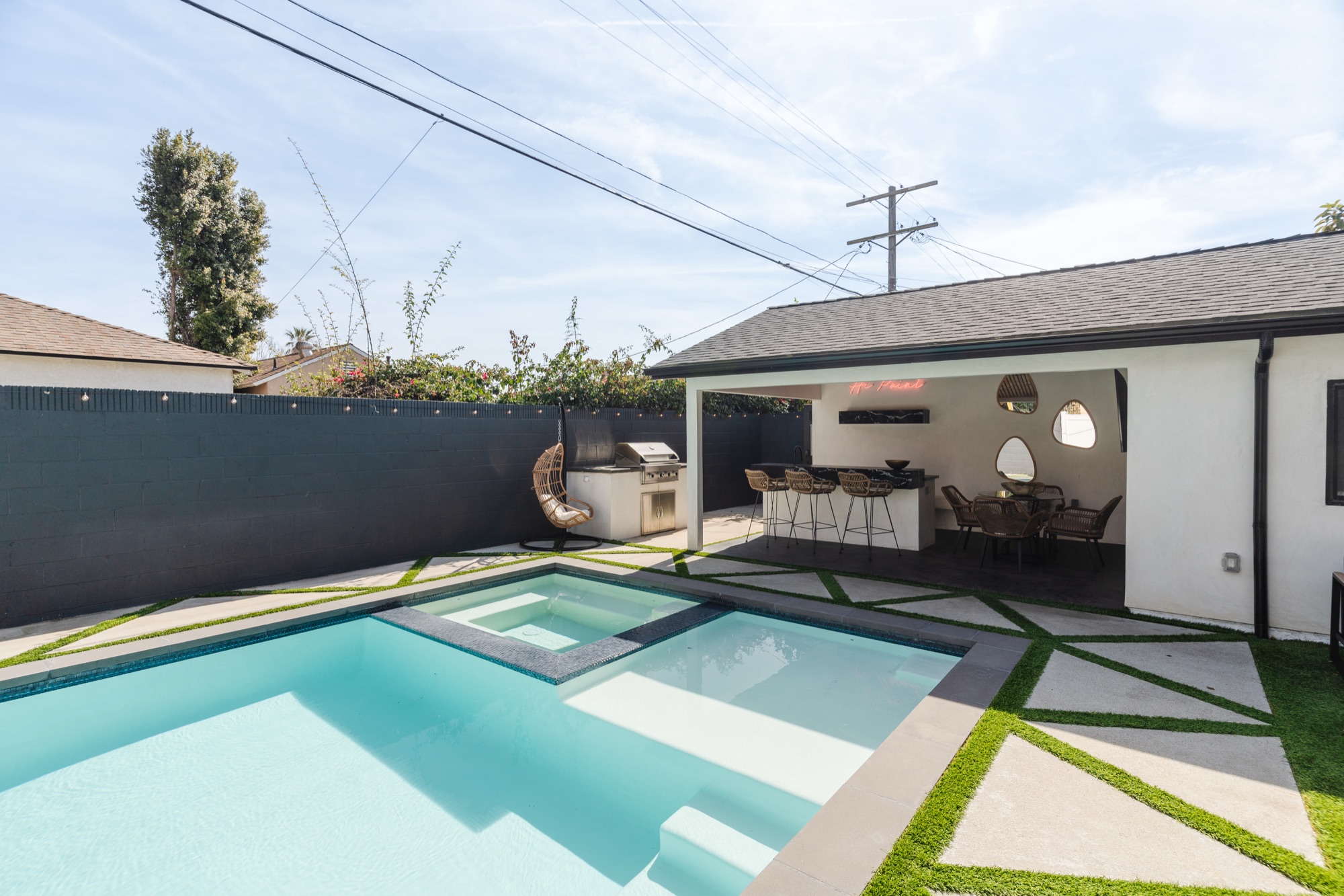 Exterior yard - Levi family — New Vision Builders