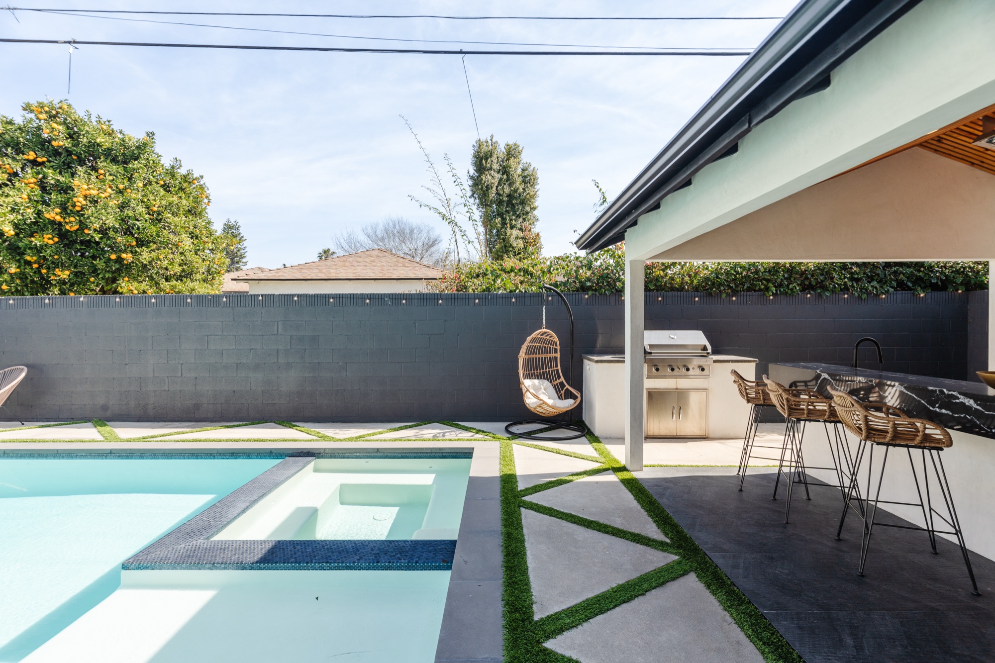 Exterior yard - Levi family — New Vision Builders