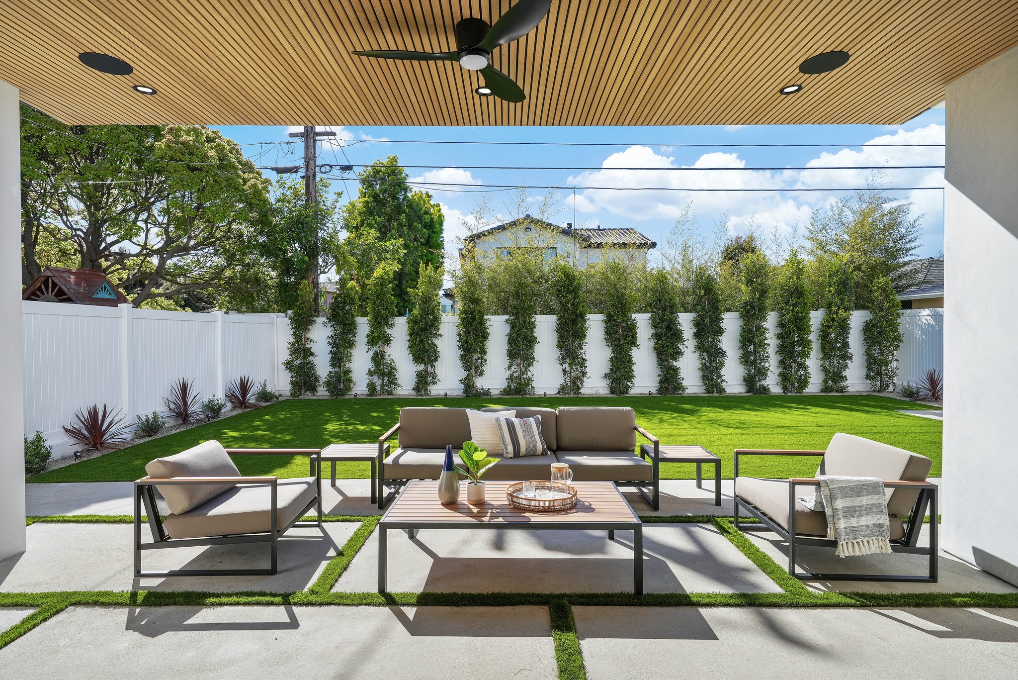 Exterior yard - Yang family — New Vision Builders